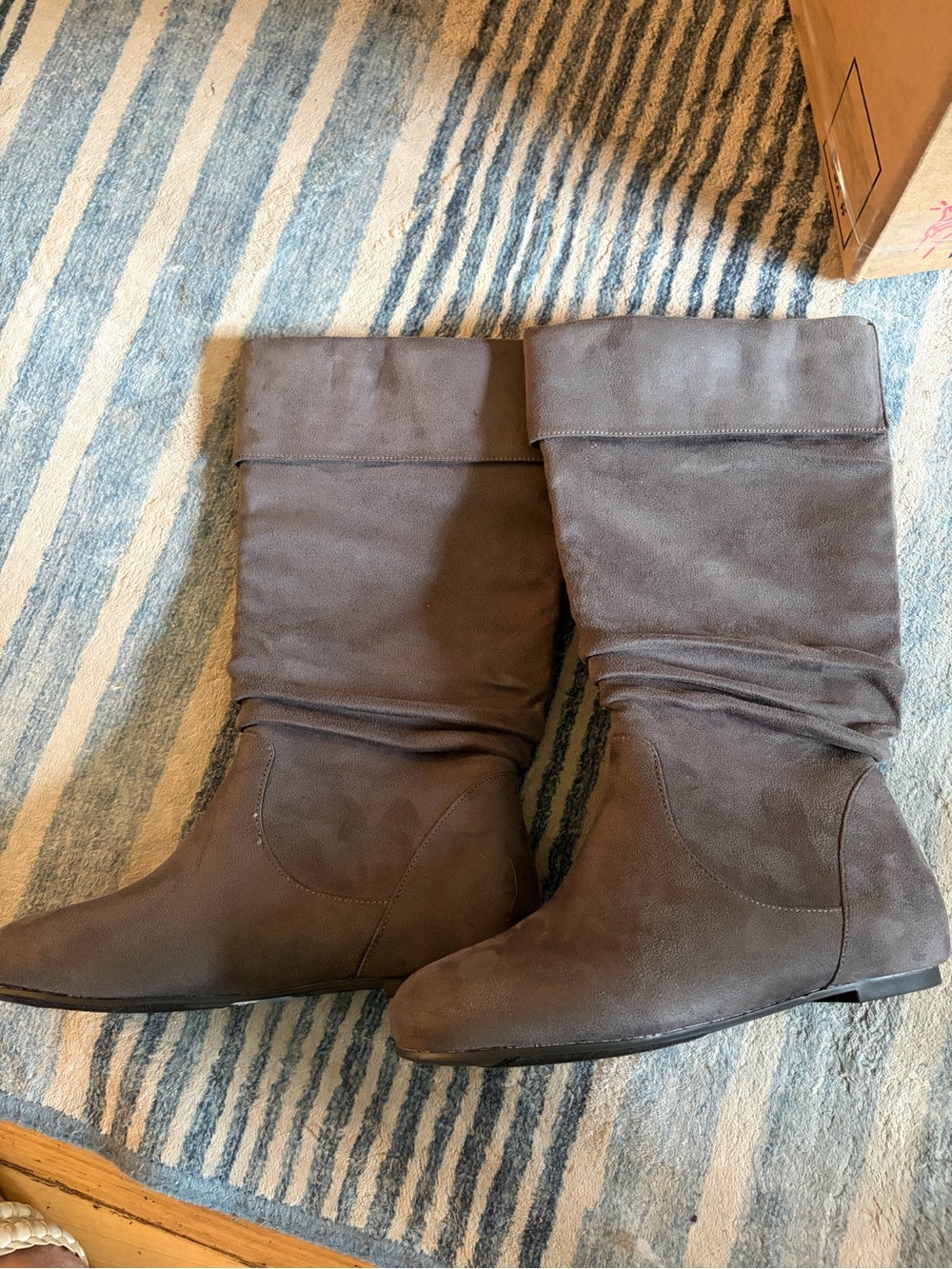 Classic Gray Mid-Calf Women's Boots